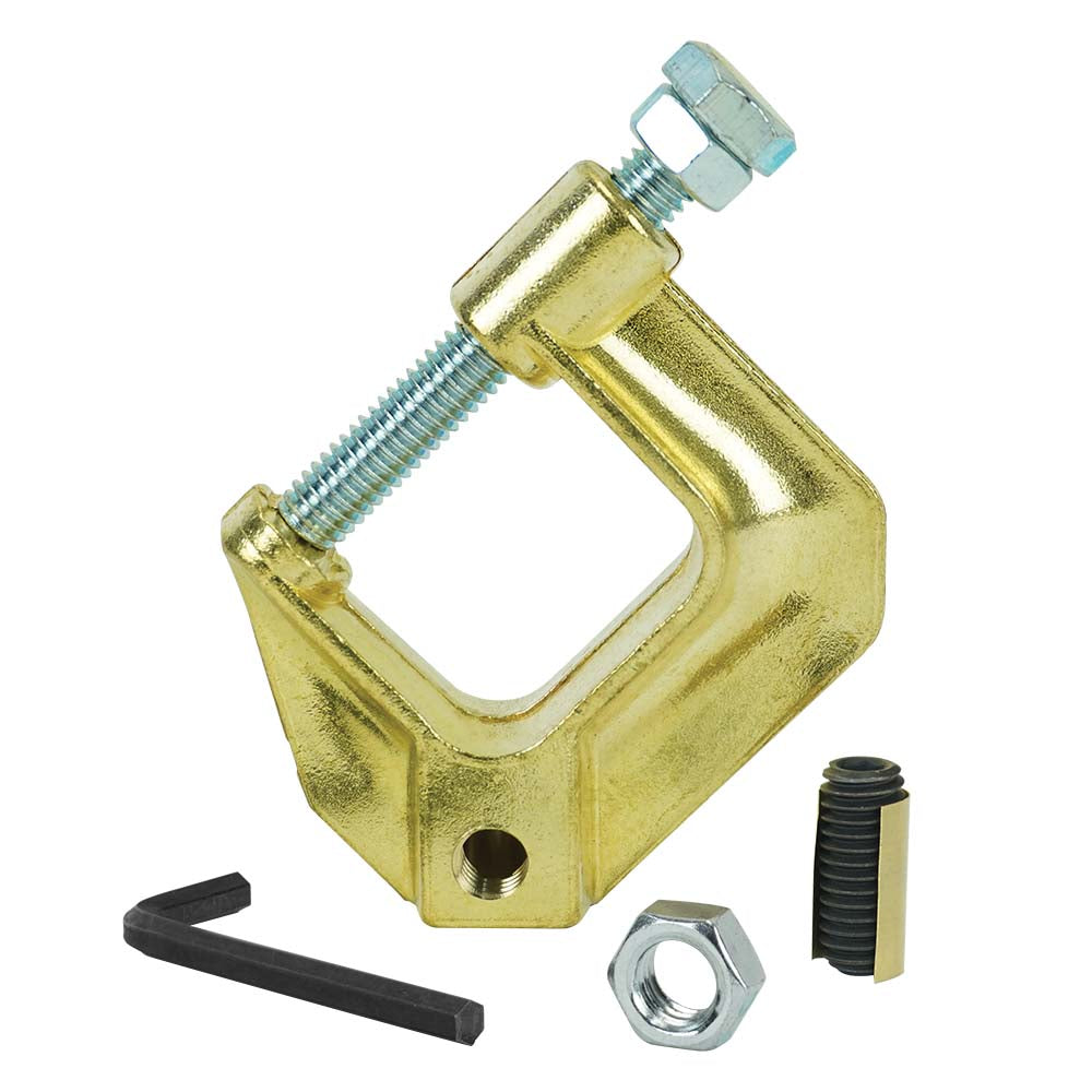 500A Bossweld Brass “G” Earth Clamp 500062