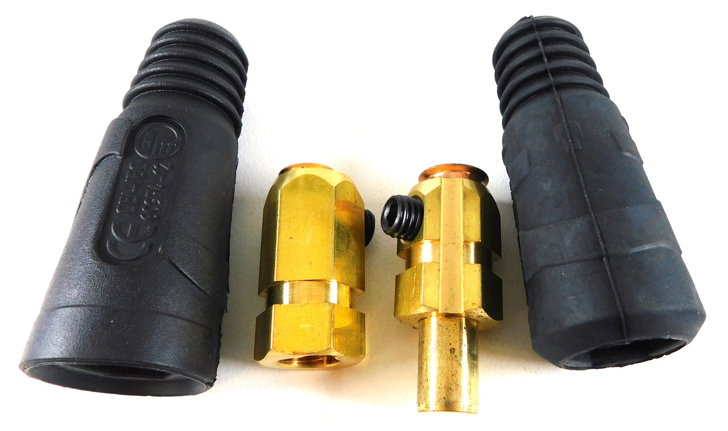Cable Joiner Dinse Connector Male & Female 50-70mm 300A (Pkt 2)