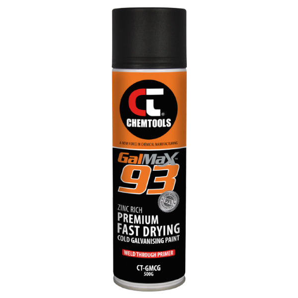 Galvanizing Paint GREY GalMax™ 93 500g Aerosol 12 Cans CT-GMCG-500