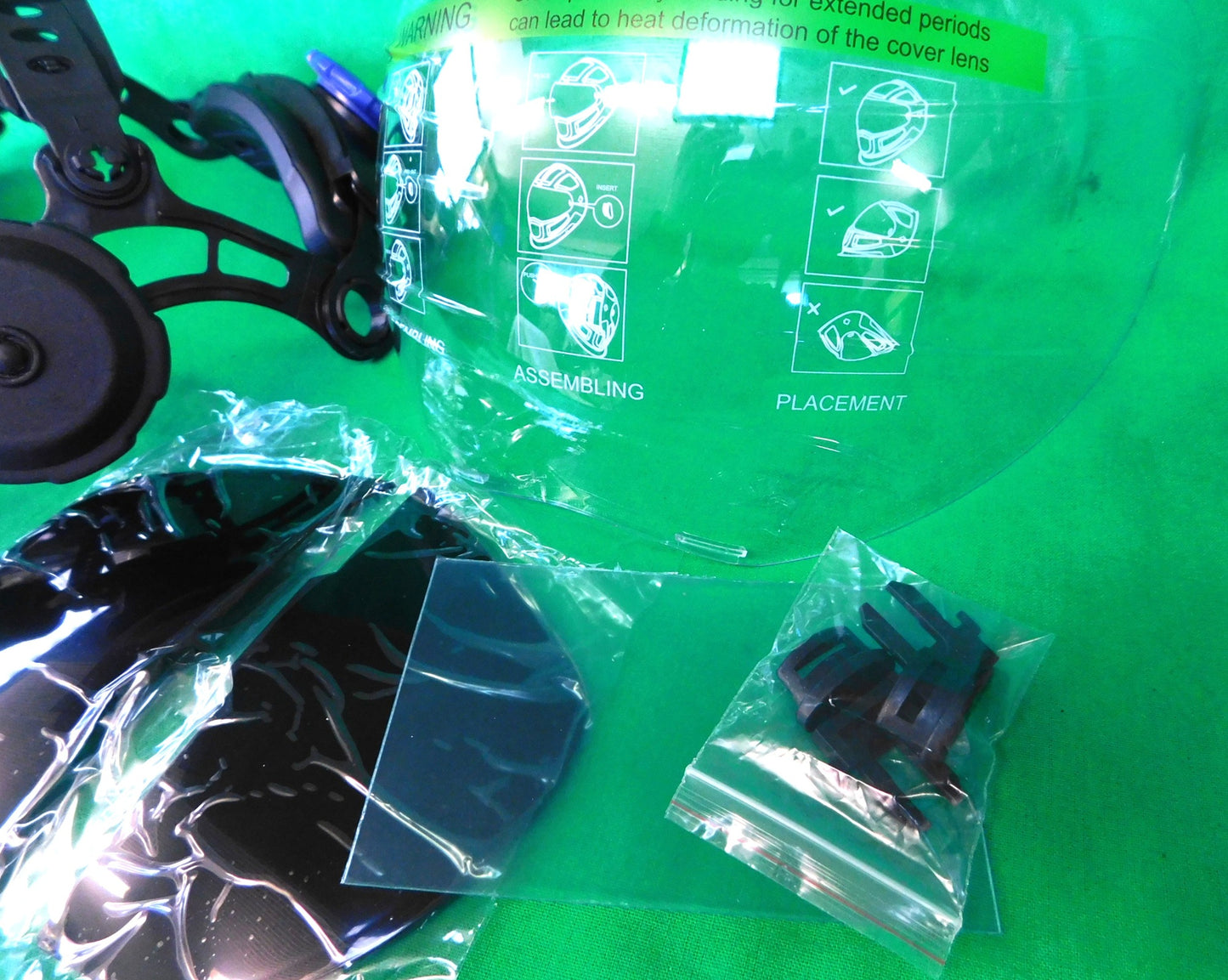 FX-PRO Auto/Electronic Helmets Clear Lens & Head Harness Kit 700580/700363