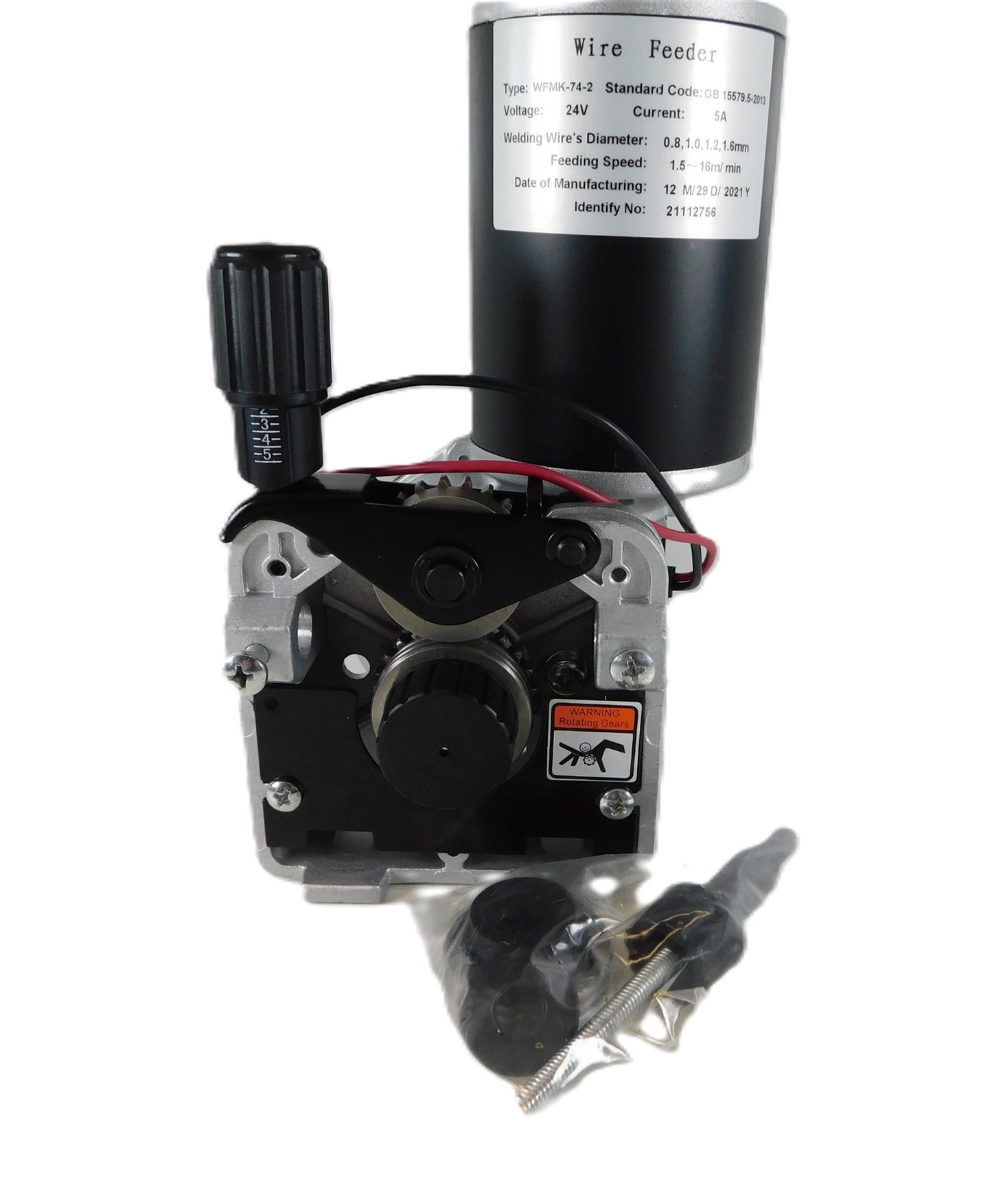 Wire Feeder 24VDC 2.5A Right Hand Motor Geared Drive