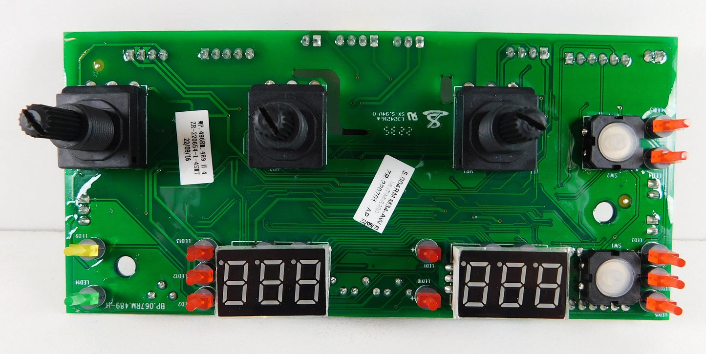 Bossweld MST185 Front Panel Control Board CP.00.2869.02 (WP.496RM.489-H-4)