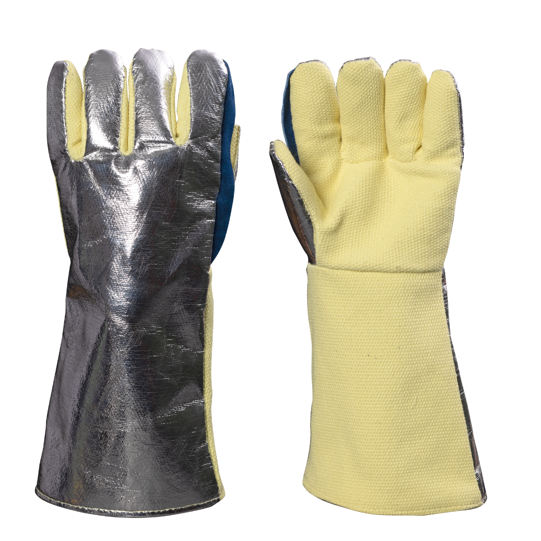 APG16WSK ELLGARD® Aluminised Preox Gloves Woven Kevlar Palm 406mm