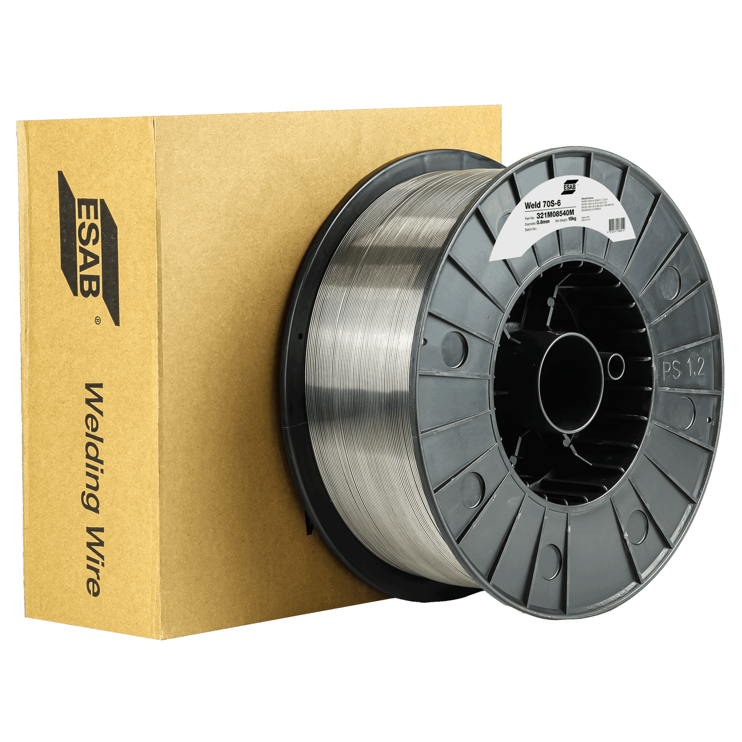 0.9mm/15.0Kg ESAB Weld 70S-6 Mig Wire (ER70S-6)