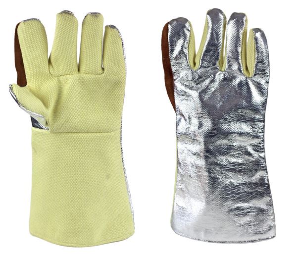 MagnaShield®APG16WSK Aluminised Preox Gloves Woven Kevlar Palm 406mm
