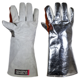 APG16WS ELLGARD® Aluminised Safety Leather Palm 406mm