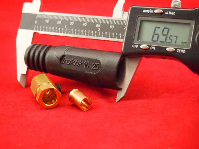 Dinse Cable Connectors Female 10-25mm  9.0mm Bore
