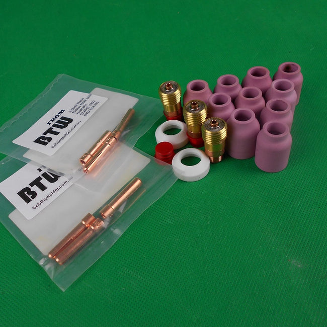 TIG Spares Kit 1.6mm Stubby WP17.18.26  21Pcs