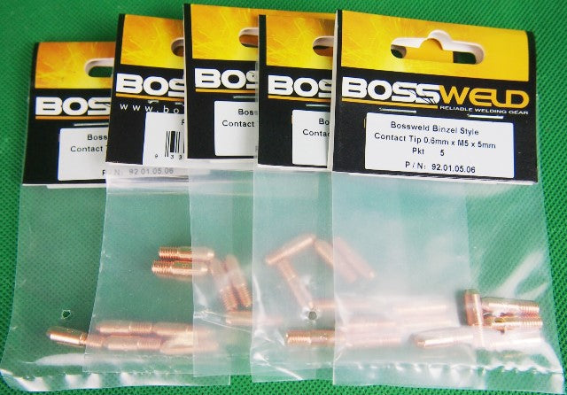 0.9mm M5 SIP MIG Tips 5.0mm x 18mm 0.035" 25 Pcs