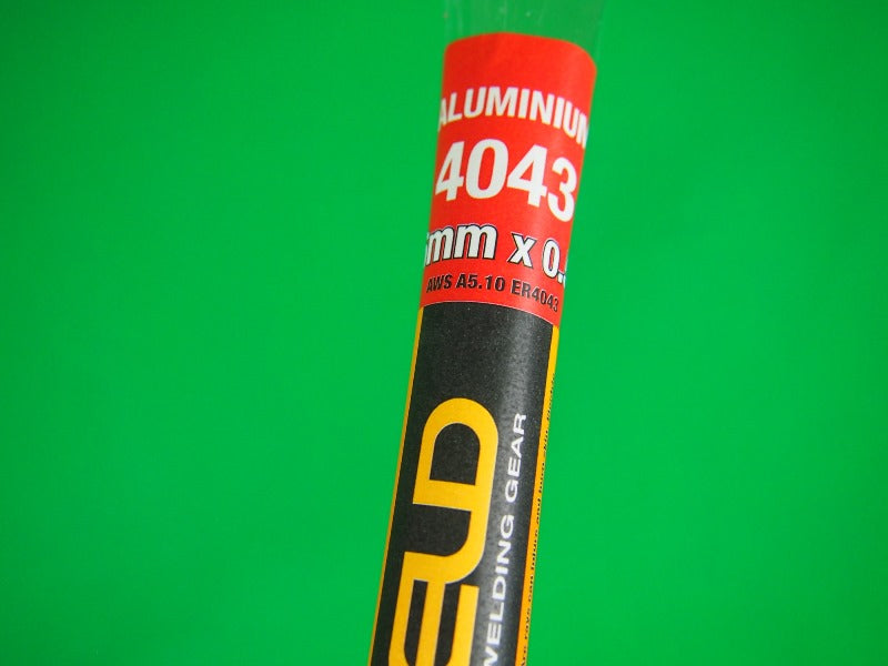 4043 Aluminium TIG Welding Rods 1.6mm 0.5Kg