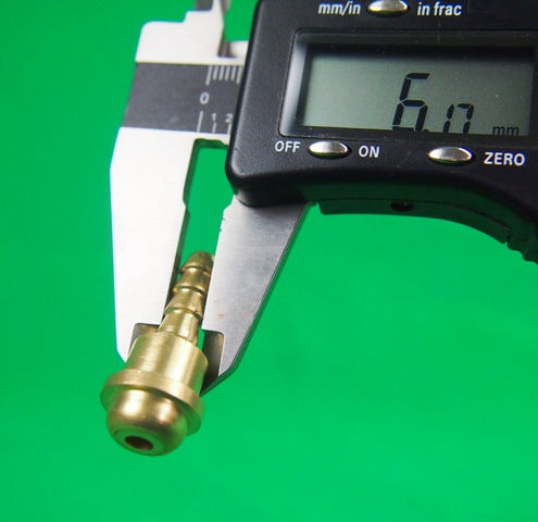 Gas Hose Fittings Hose Tail Nipple 5mm 400203 1Pcs