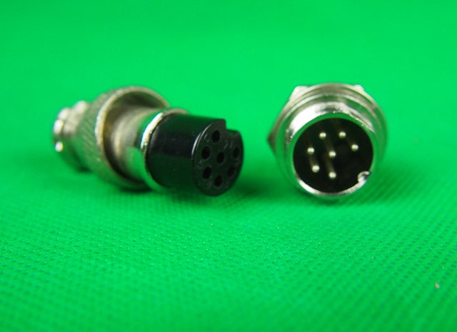 Plug 7 Pin Male & Female Plug & Socket