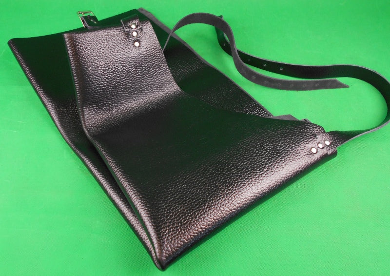 Grain Leather Bib Style Apron One Pcs Leather AA004SP