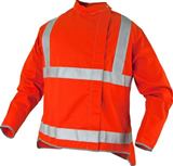 HI VIZ Orange Proban® High Visibility Welding Jacket Large