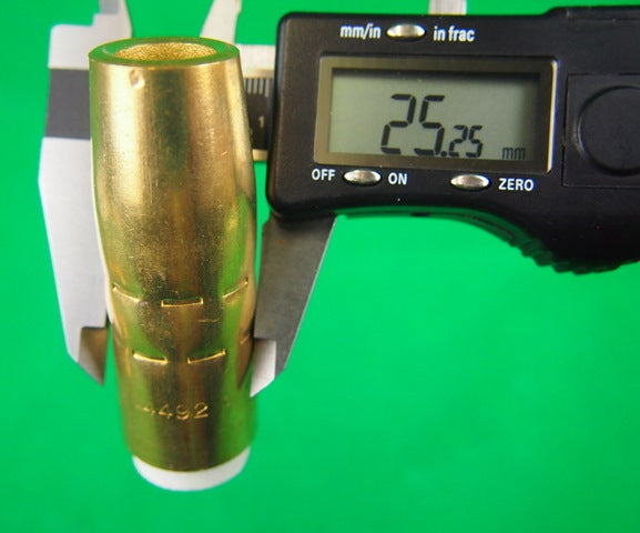 MIG Gun Gas Nozzles BND 400/500 14mm Nozzle 4492 2 Pcs