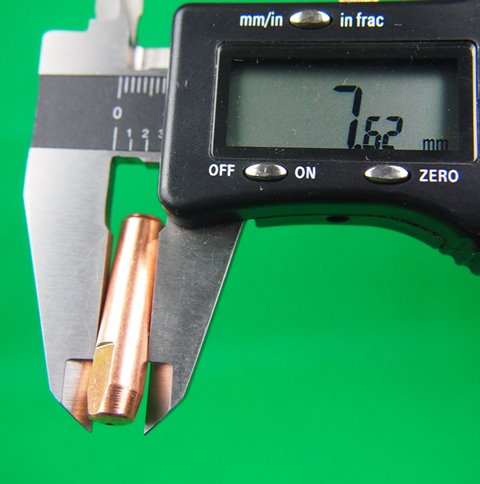 1.6mm Bernard Style MIG Tips #7491 25Pcs
