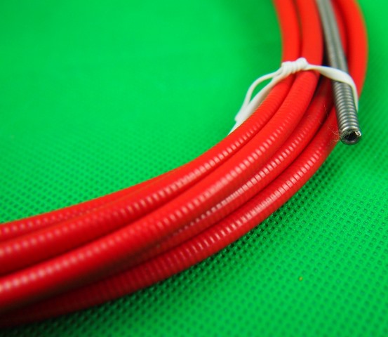 MIG Liners 0.9-1.2mm x 5.0mtr STEEL RED BINZEL style MIG Liners