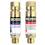 Gas Hose Flashbacks Arrestor Regulator End TWIN PACK Bossweld 400138