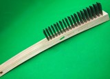Wire Brush Carbon Steel Wood handle 4 Row 500080