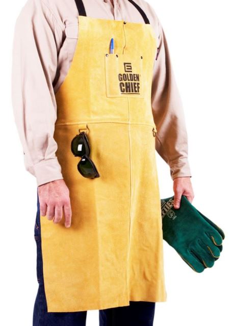 GOLDEN CHIEF APRON Premium Leather 900mm x 600mm GCA2