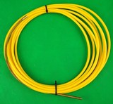 1.2-1.6mm x 5.0mtr YELLOW Teflon Binzel Style