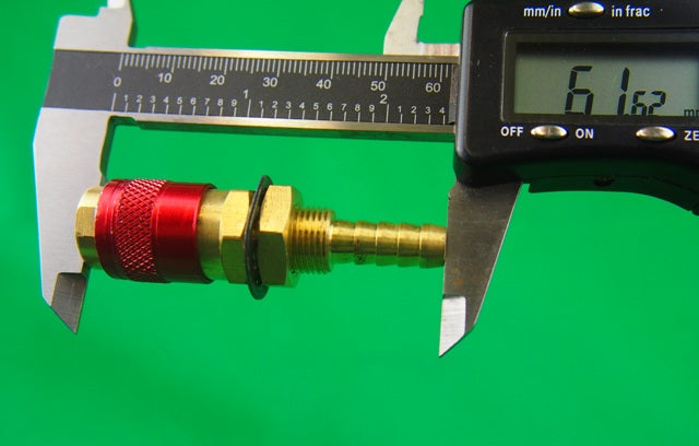 Gas Hose Fittings Quick Fitting Water Gas & Air  Red
