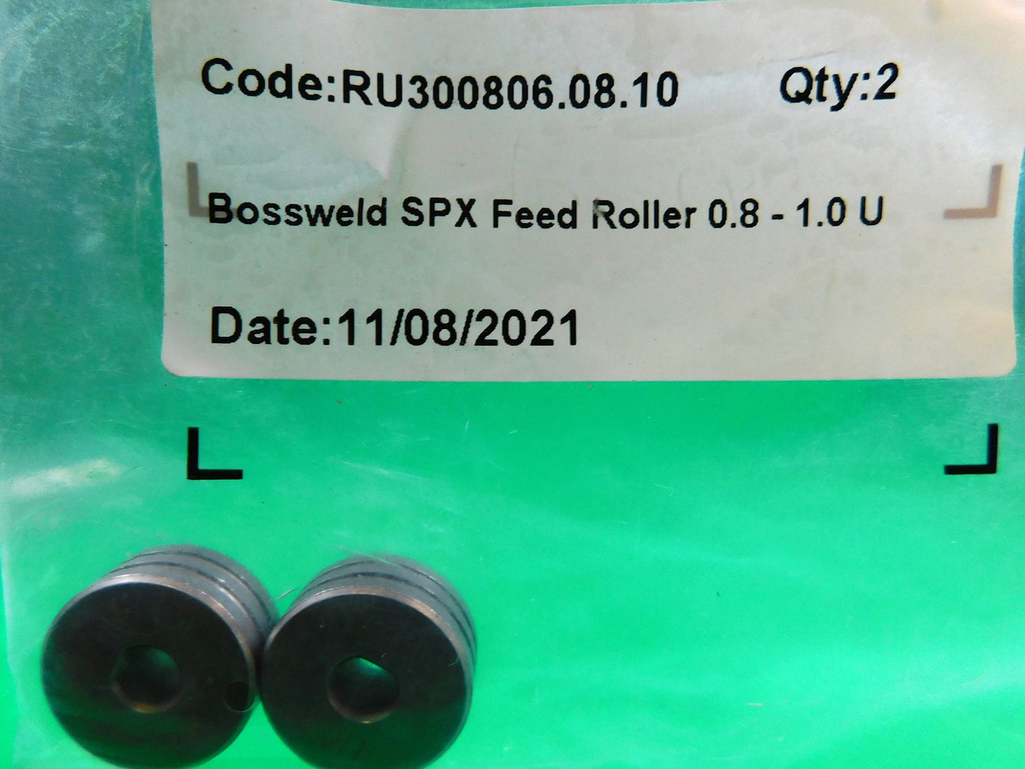 0.8/1.0mm U Drive Rollers Spoolgun SPX RU300806.0.8-1.0U