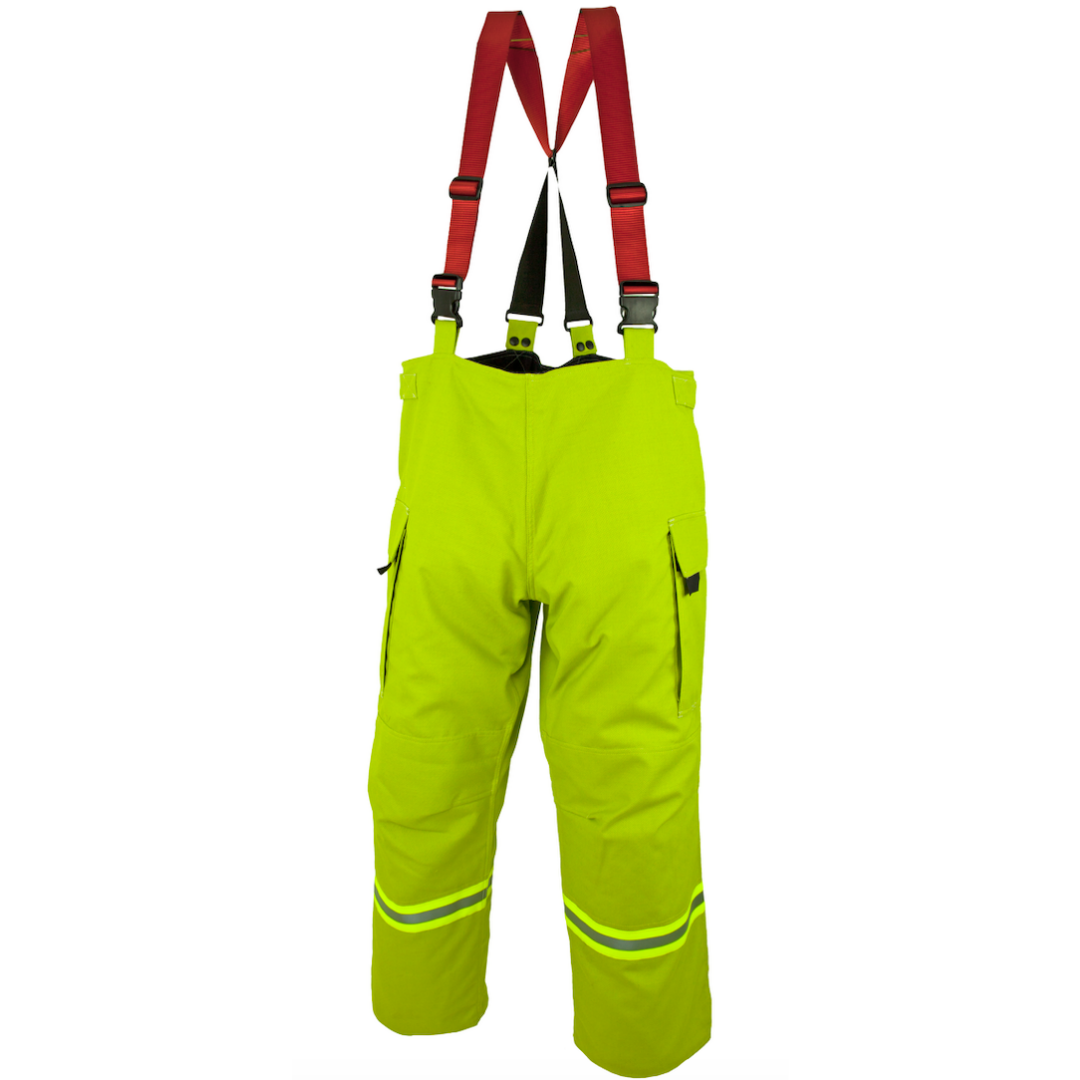Nomex E Series Structural Firefighter Trousers XL TE3EA28XLG (Lime)