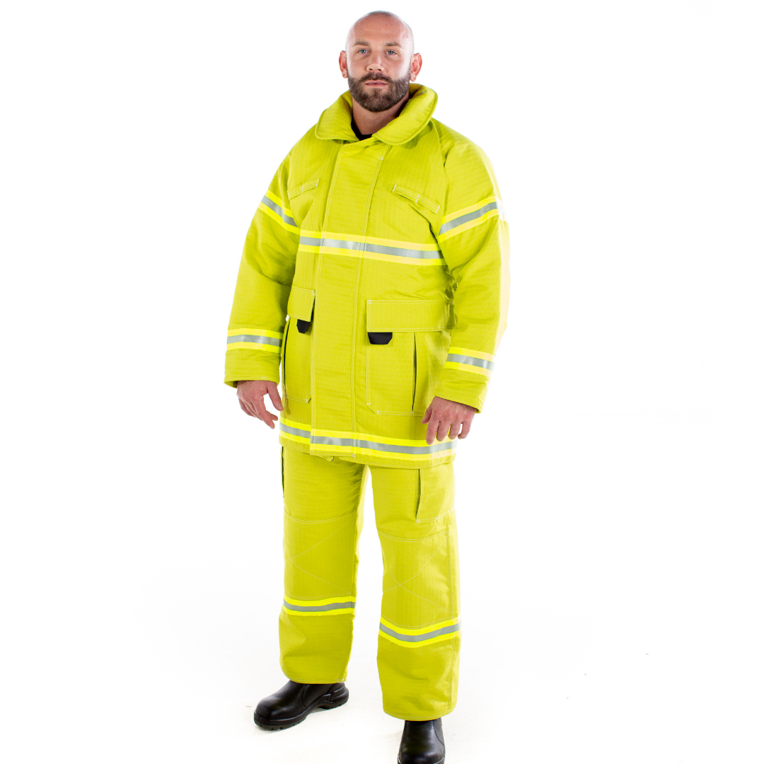 Nomex E Series Structural Firefighter Trousers XL TE3EA28XLG (Lime)