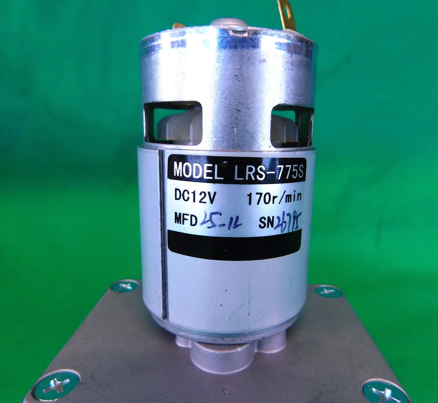 12VDC Wire Feeder 170 RPM LRS-775S