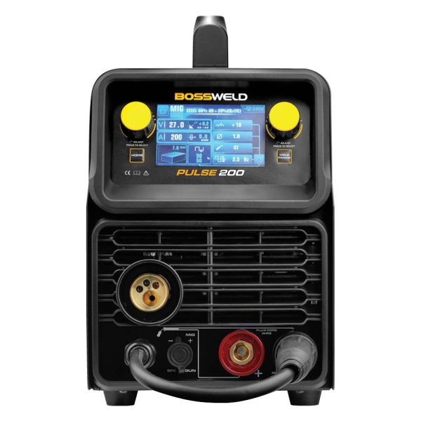 MIG Welder Bossweld Buddy PULSE 200 Inverter Welder 240V 15Amp 633200