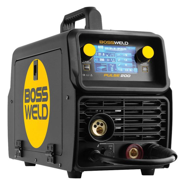 MIG Welder Bossweld Buddy PULSE 200 Inverter Welder 240V 15Amp 633200