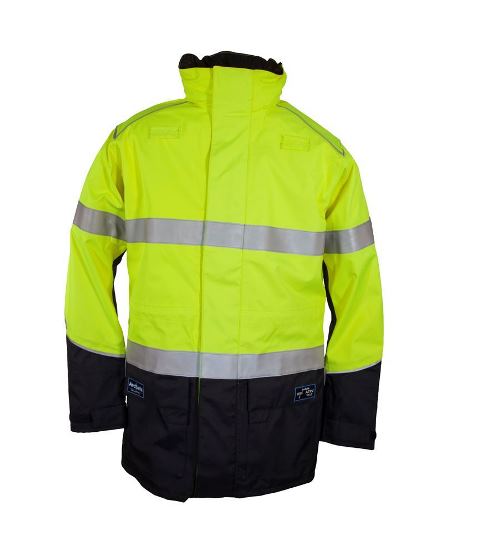 Zetel ArcSafe Z59 Jacket Yellow/Navy With Ref Trim LRG