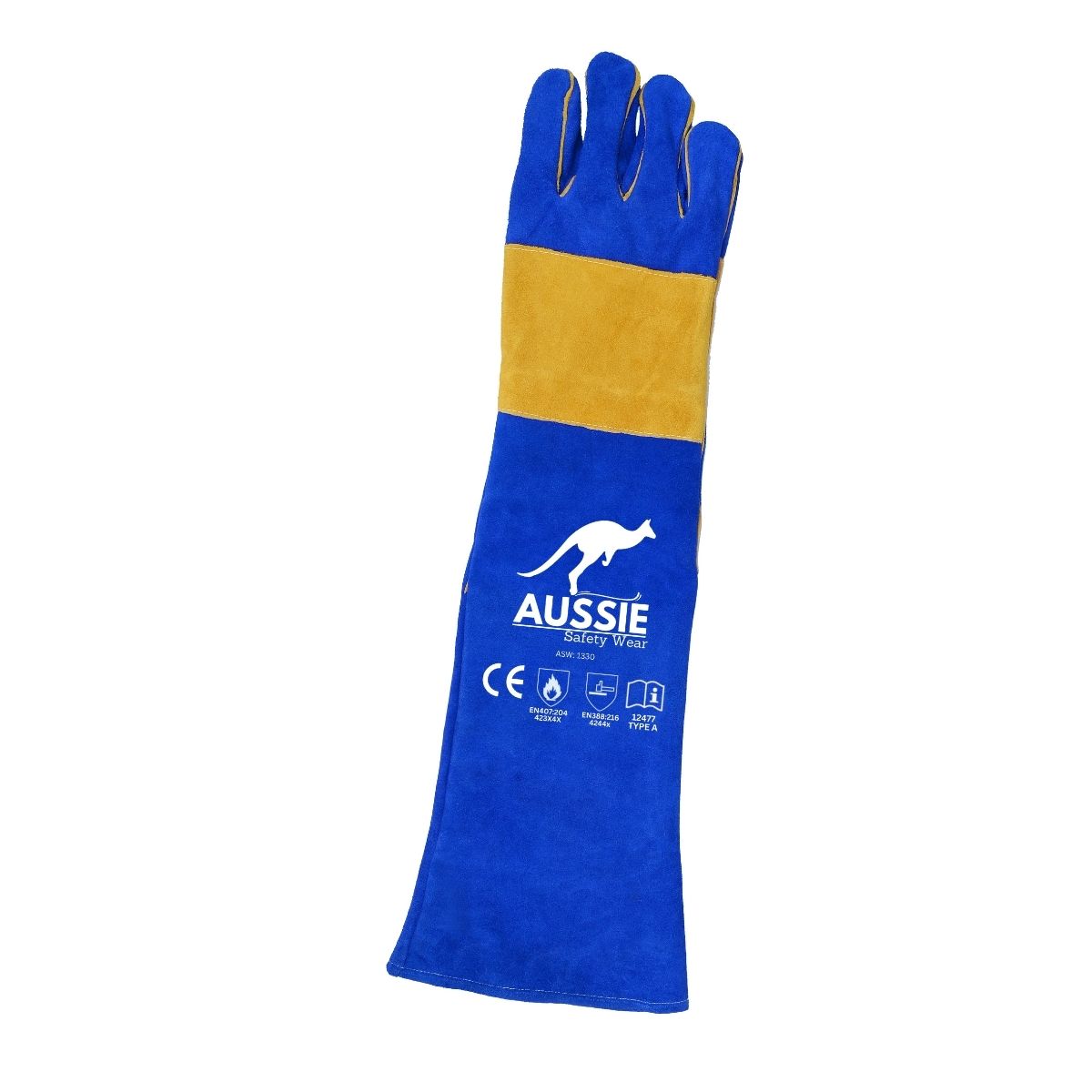 AUSSIE Heavy Duty Welding Gloves Extra Long ASW1330