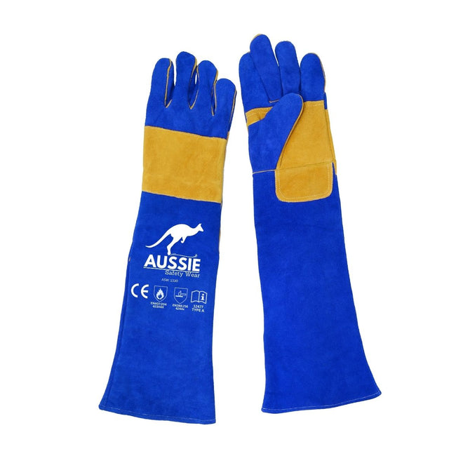 AUSSIE Heavy Duty Welding Gloves Extra Long ASW1330