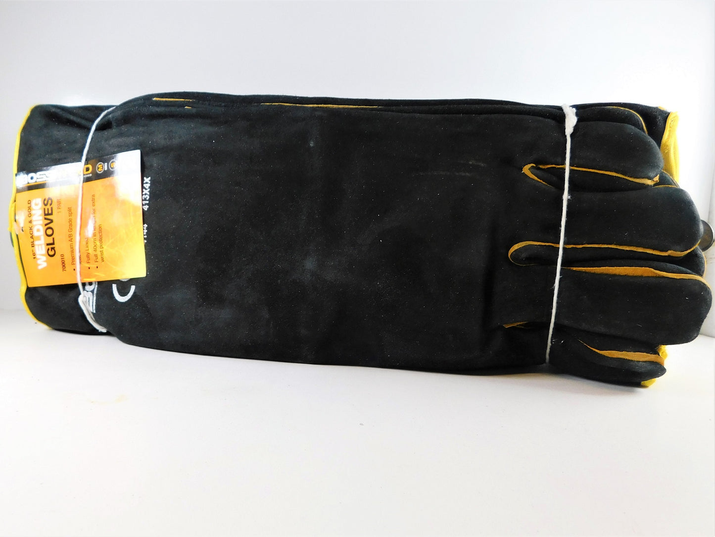 12Pairs Welding Gloves Heat-Resistant Safety Gloves 16" 700010 Large