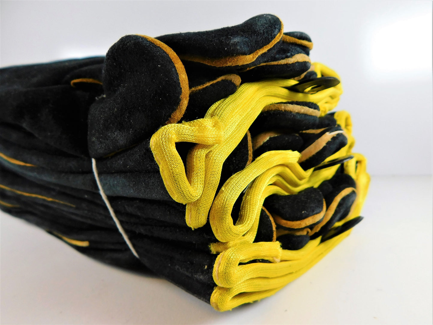 12Pairs Welding Gloves Heat-Resistant Safety Gloves 16" 700010 Large