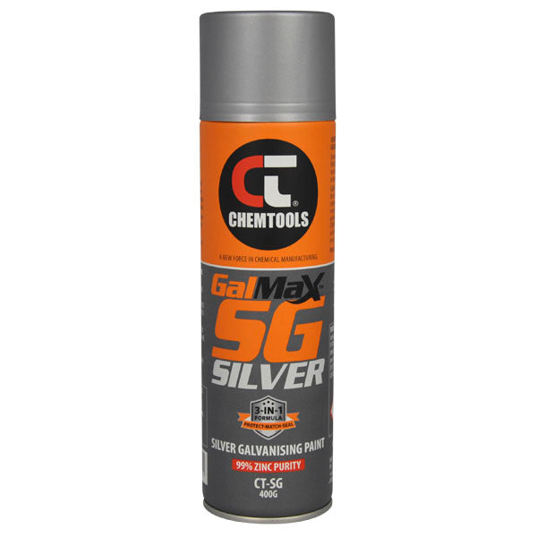 Galvanizing Paint SILVER GalMax™ NPR 350g Aerosol 12 Cans CT-2GMSG-350