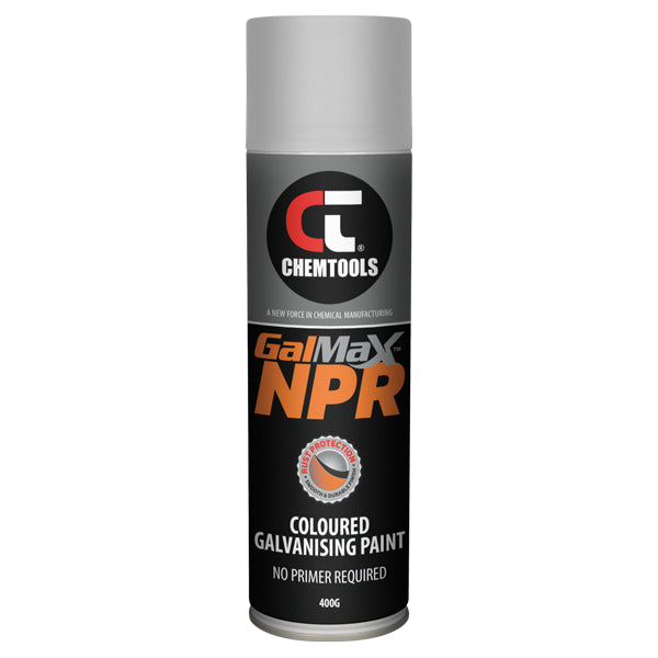 Galvanizing Paint WHITE GalMax™ NPR 400g Aerosol 12 Cans CT-CTWSG-400