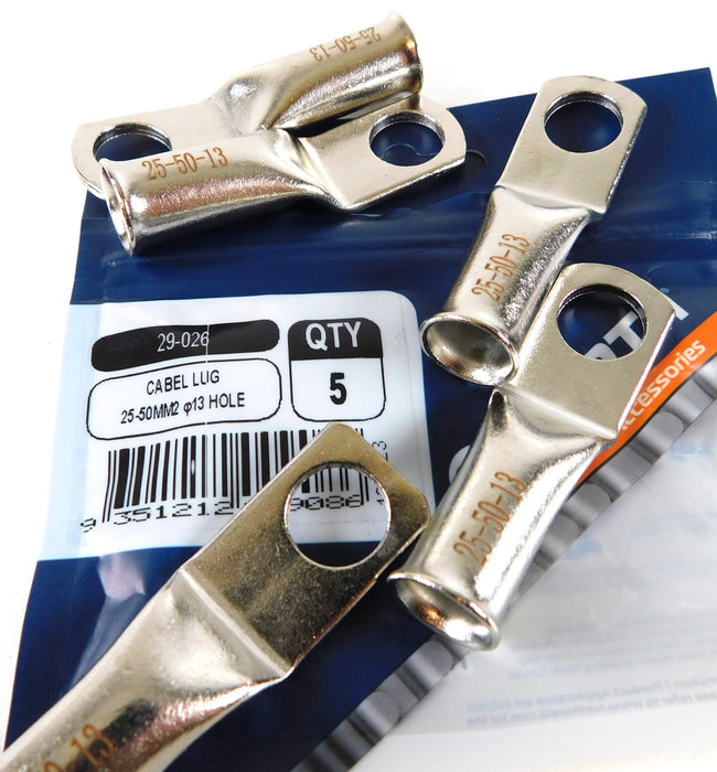 Cable Lugs 25-50mm2 x 13mm hole 29-026 5Pcs