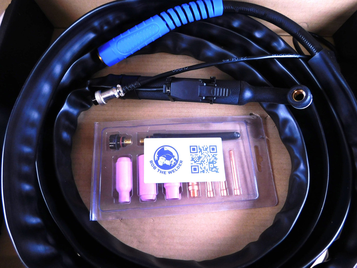 WP-26 x 4m Tig Torch 200A Screw on connection