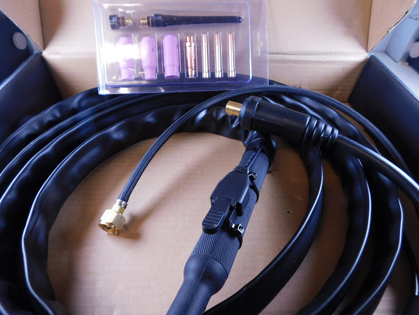 WP-26 x 4m Tig Torch 200A 50mm Dinse Connection (13mm Pin)