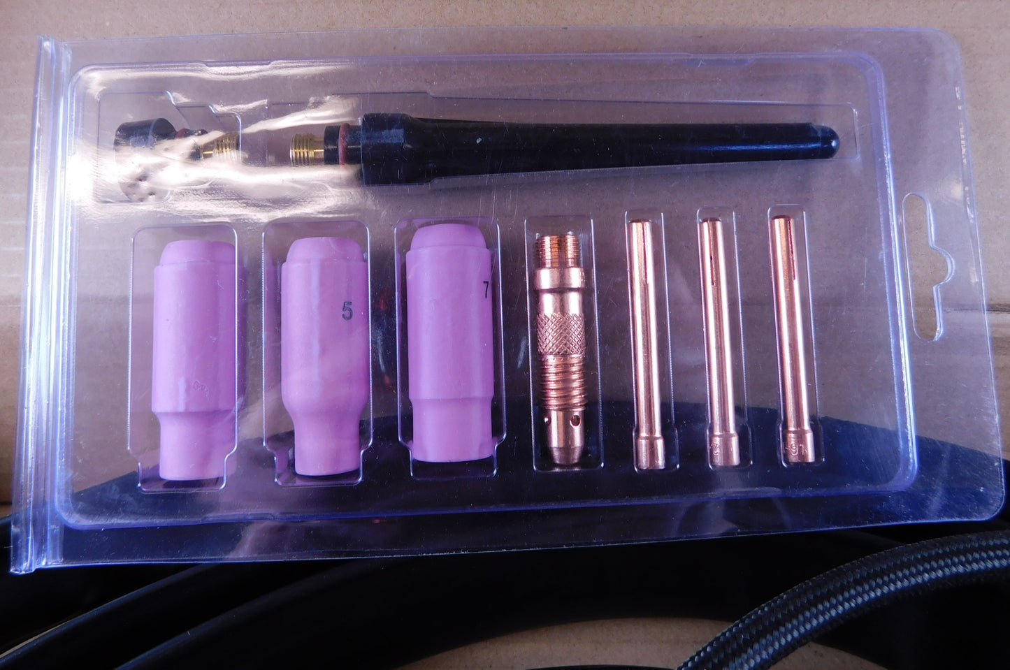 WP-26 x 4m Tig Torch 200A 50mm Dinse Connection (13mm Pin)