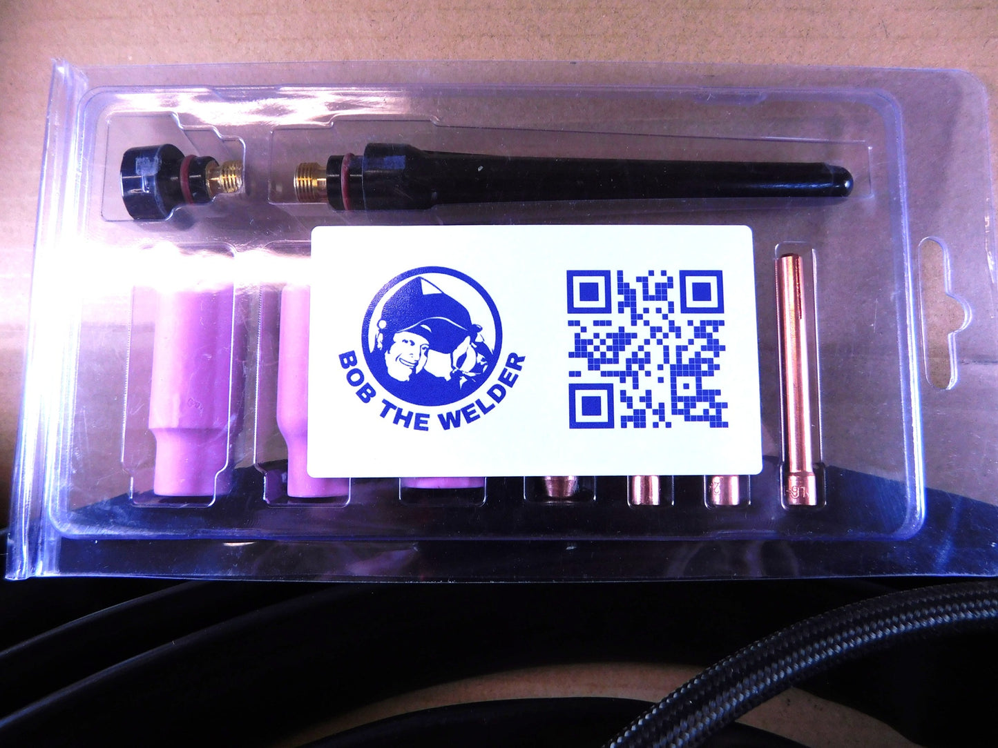 WP-26 x 4m Tig Torch 200A 50mm Dinse Connection (13mm Pin)