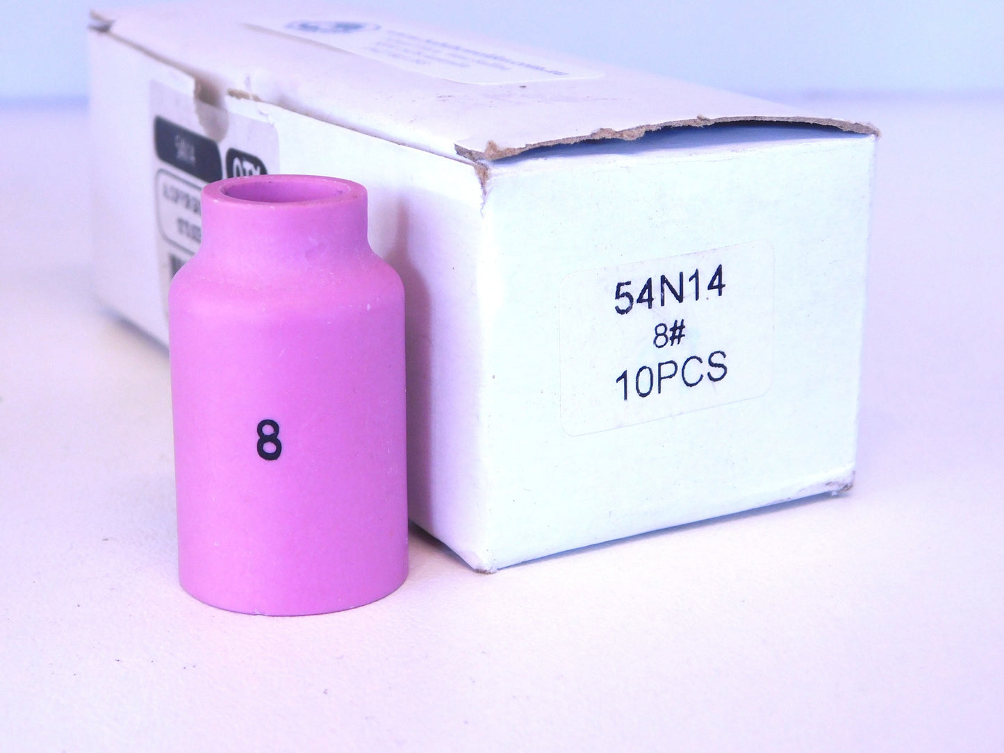 #8-54N14 Gas Lens WP-17.18.26 Alumina Ceramic Cups-Nozzles 10Pcs