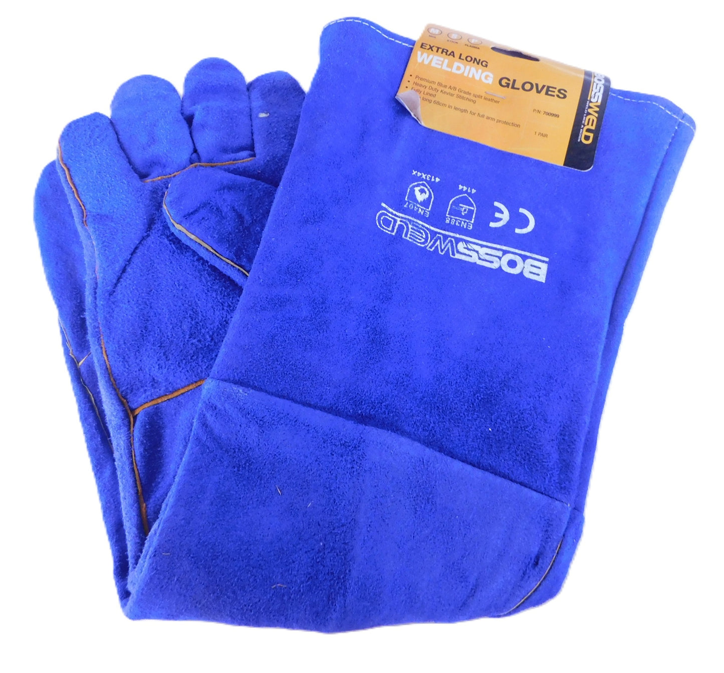 Welding Gloves Heat-Resistant Safety Extra Long (68cm) 700999