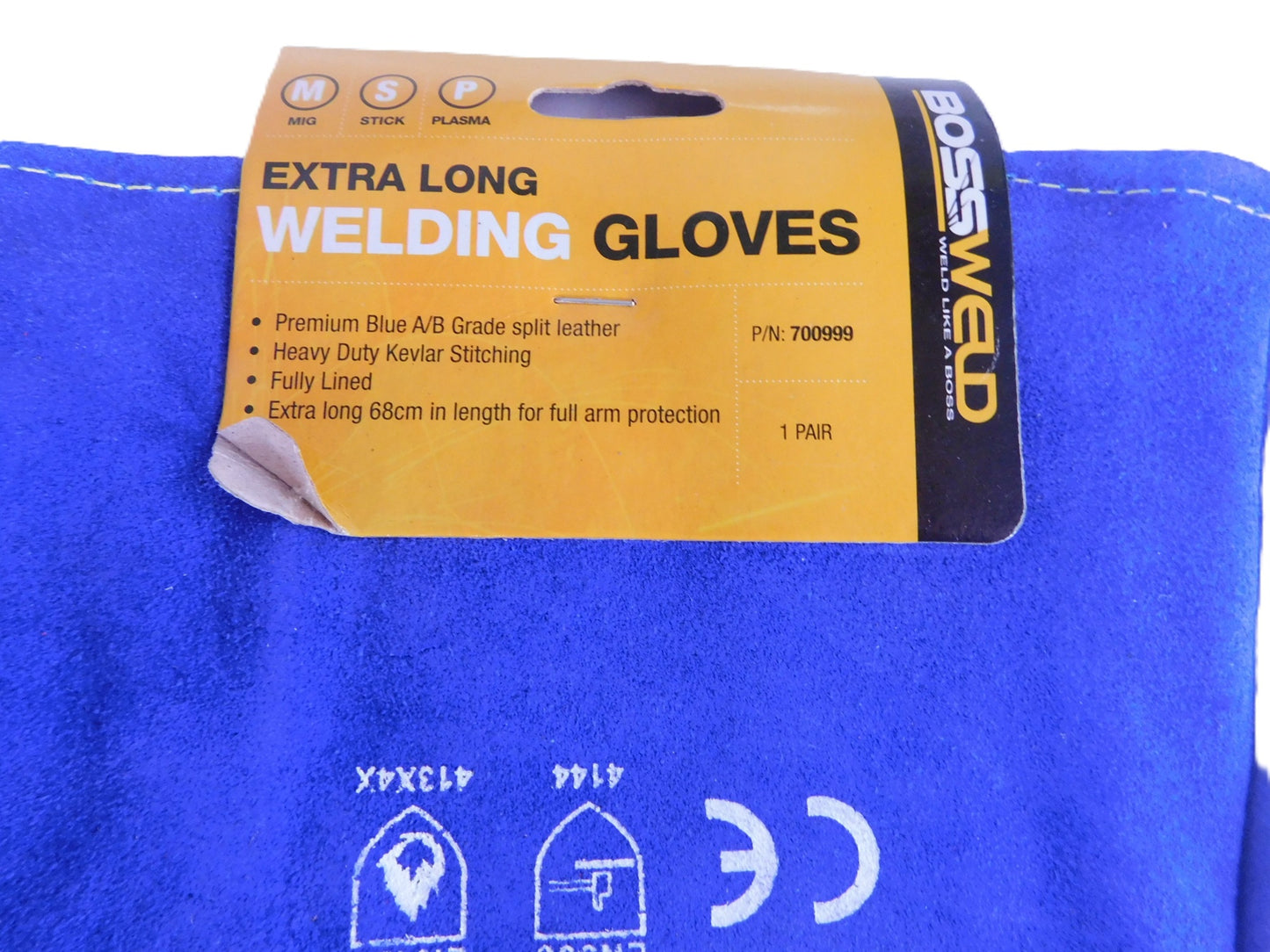 Welding Gloves Heat-Resistant Safety Extra Long (68cm) 700999