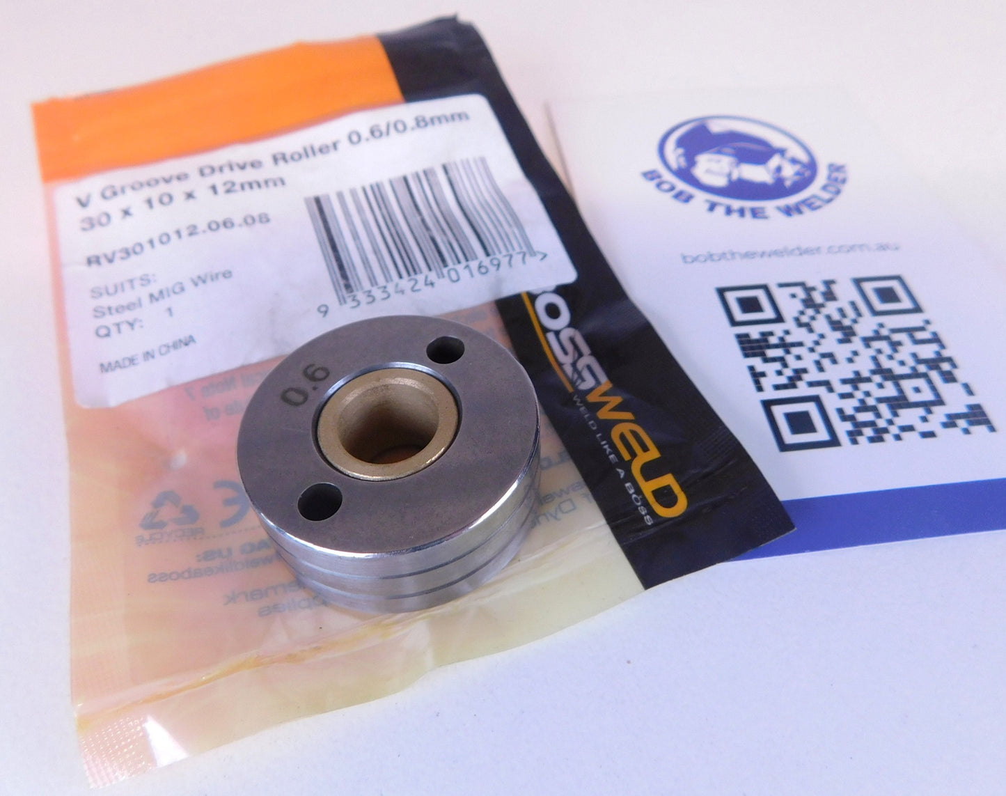 30x10x12 0.6/0.8mm V Drive Roller RV301012.06.08