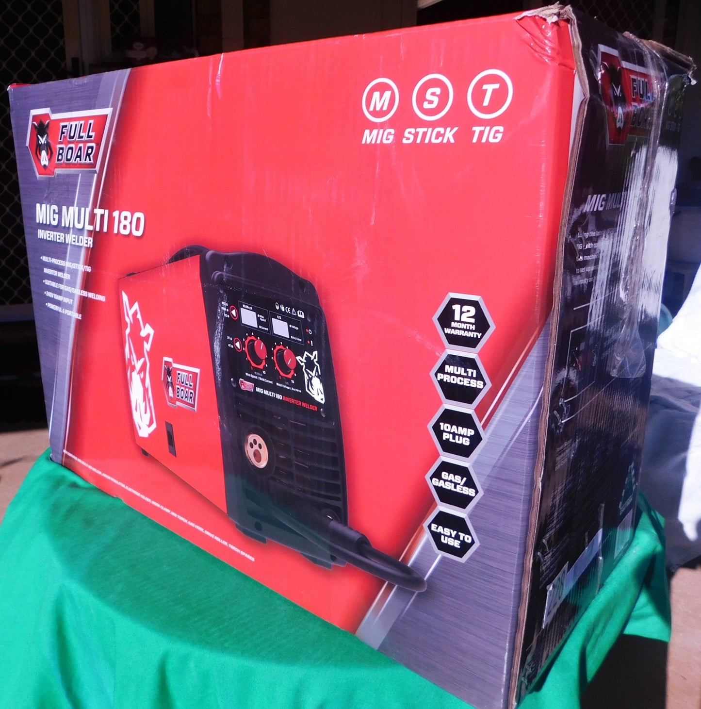 Full Boar 180A MST Inverter Mig Welder - Factory Refurbished