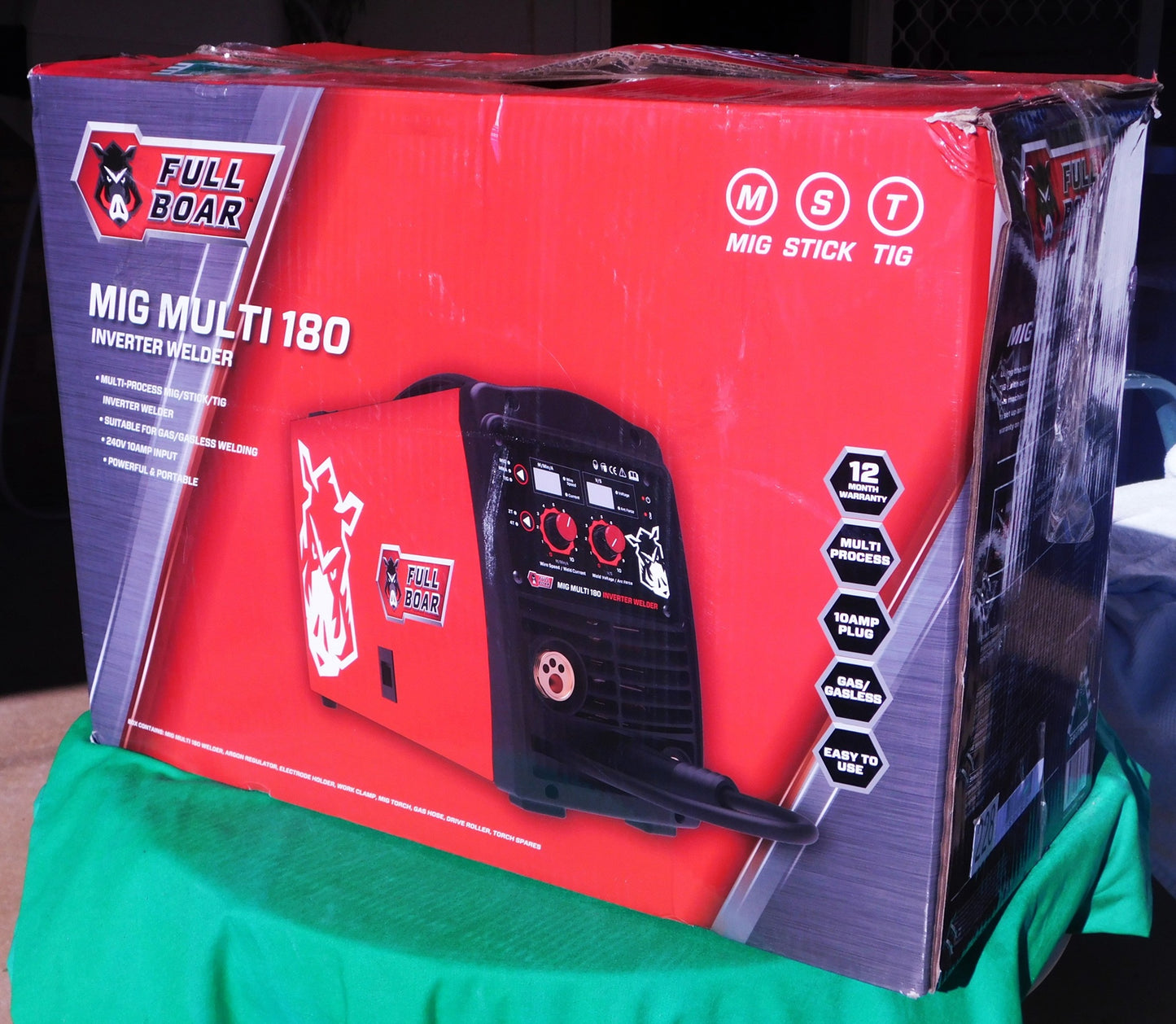 Full Boar 180A MST Inverter Mig Welder - Factory Refurbished